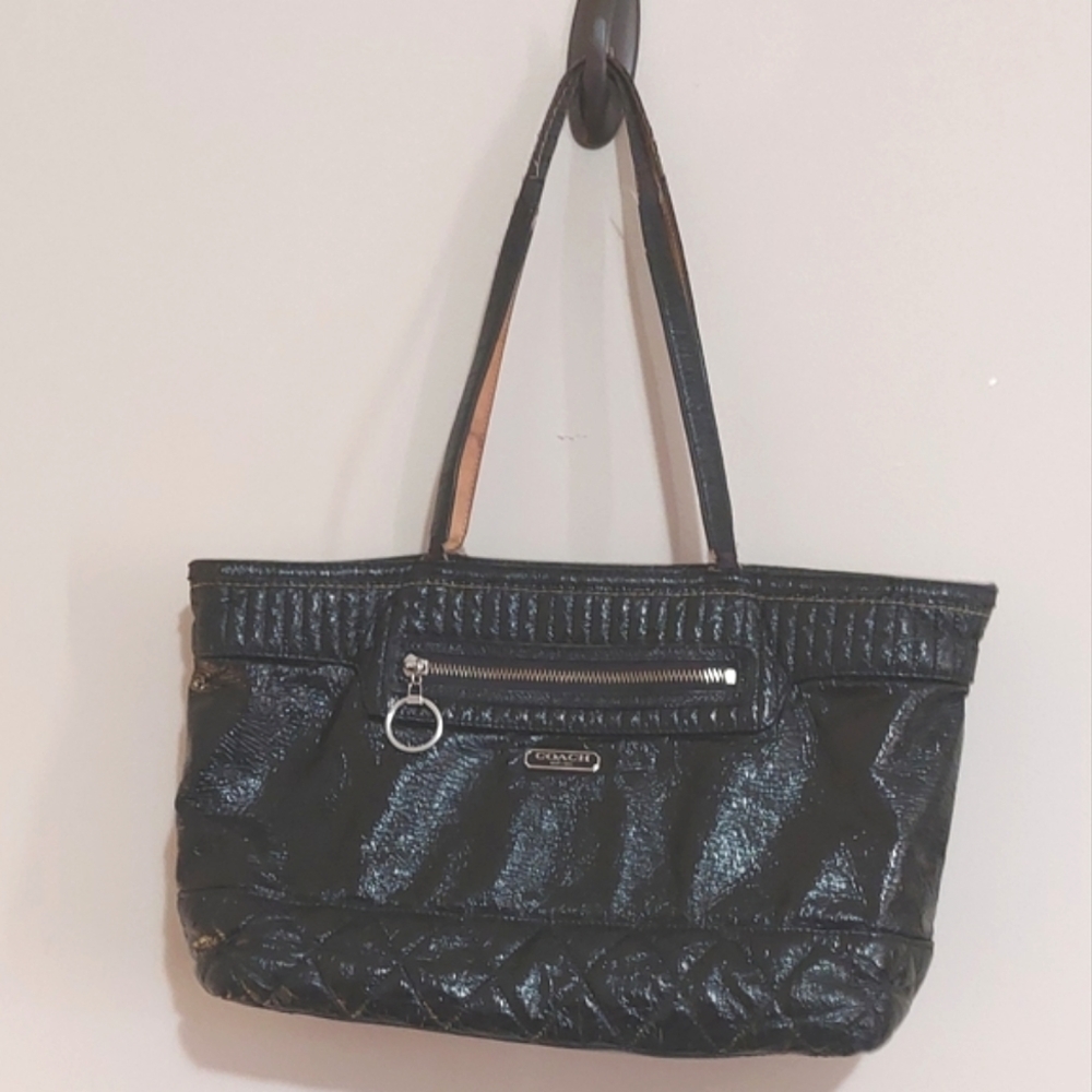 Coach poppy daisy liquid gloss bag